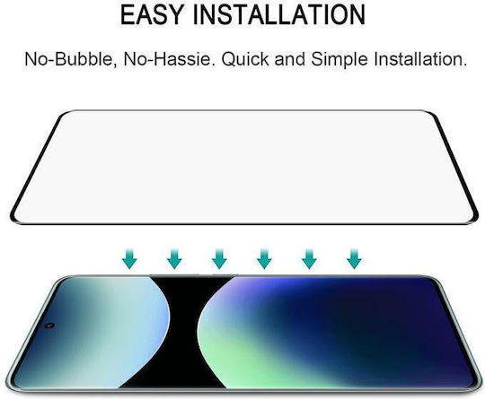 3D Adeziv complet Full Face Tempered Glass (Redmi Note 14 Pro 5G / 14 Pro+ / Poco X7)