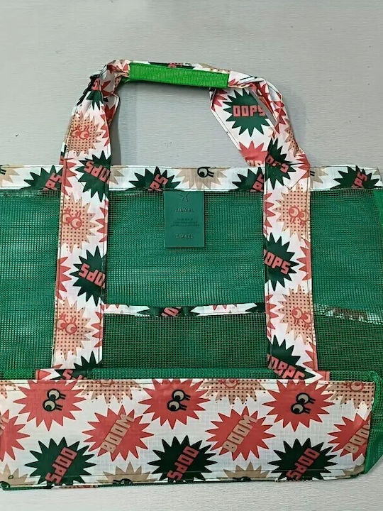 Geantă pentru Copii Geantă de plajă Verde 43bucx33bucx10buccm.