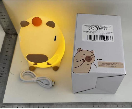 Φωτάκι Νυκτός LED USB Λευκό Θερμό με Αισθητήρα