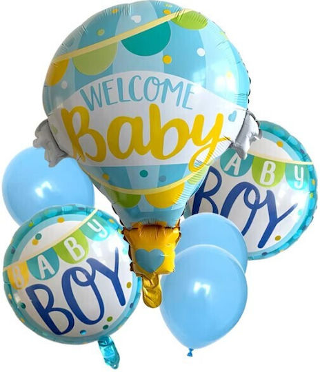 Balon Folie Jumbo Albastru 80buc