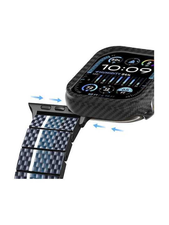 Nekit Θήκη Προστασίας Kevlar σε Μαύρο χρώμα για Apple Watch Ultra 2, Ultra 1