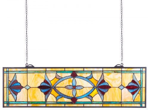 Vevor Colored Glass Hanging Tiffany Style Window Chain 32 X 10 Inches Hxfxcsblbhxfhhnmj001v0