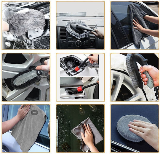 Set De Spălare Pentru Anvelope Auto Cu 10 Bucăți