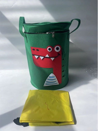 Fabric Children's Storage Basket Green 40x40cm