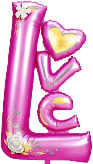 Luftballon Folie Jumbo Buchstabe Lila 110cm