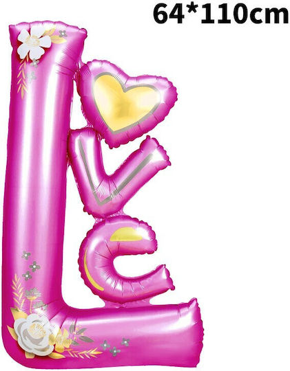 Luftballon Folie Jumbo Buchstabe Lila 110cm