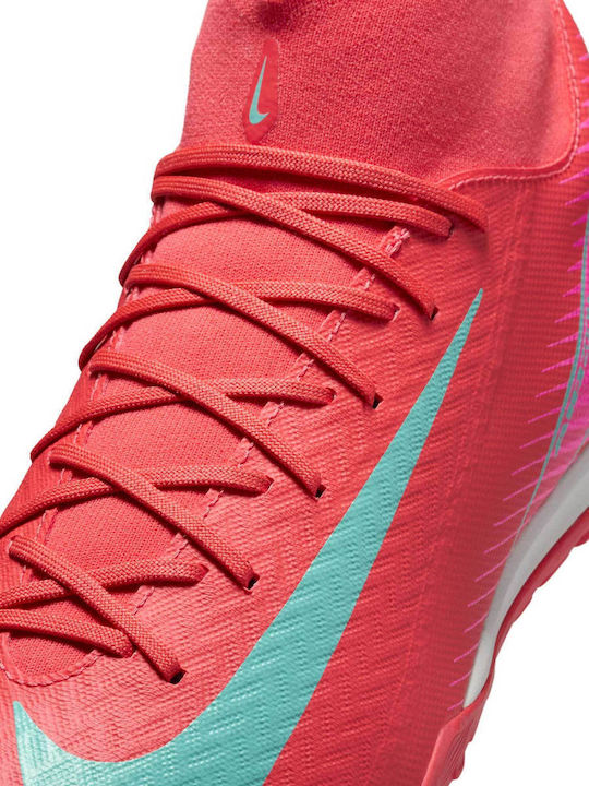 Nike Mercurial Superfly 10 Academy Kylian Mbappé TF Orange Football Shoes with Molded Cleats