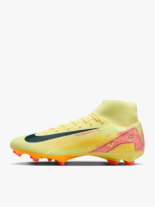 Nike Mercurial Superfly 10 Academy Kylian Mbappé Pantofi de Fotbal cu crampoane Lt Laser Orange / Armory Navy