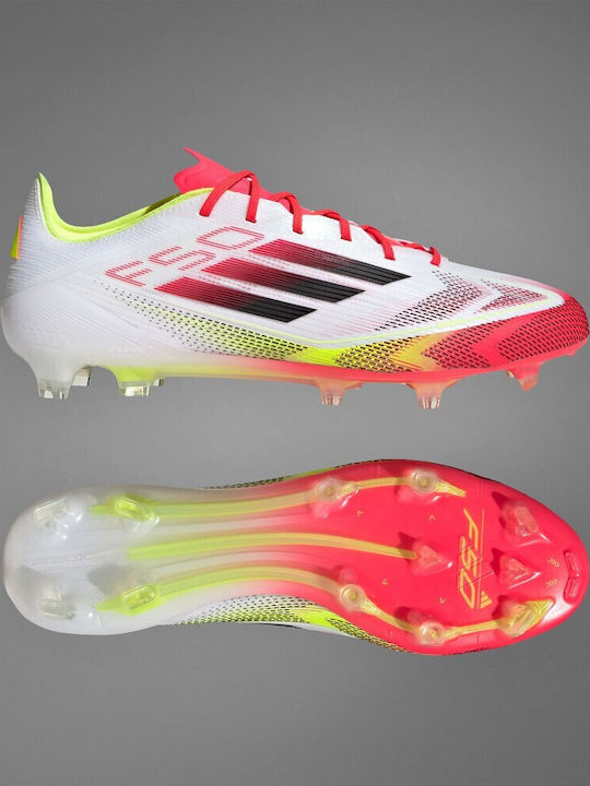 adidas F50 League Football Shoes with Cleats Beige