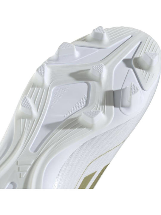 adidas F50 Club Football Shoes with Cleats White