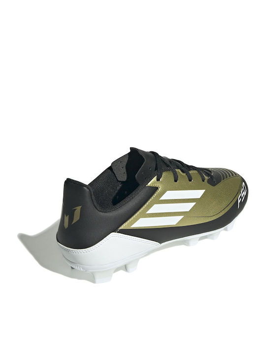 adidas F50 Club Messi Football Shoes with Cleats Gold