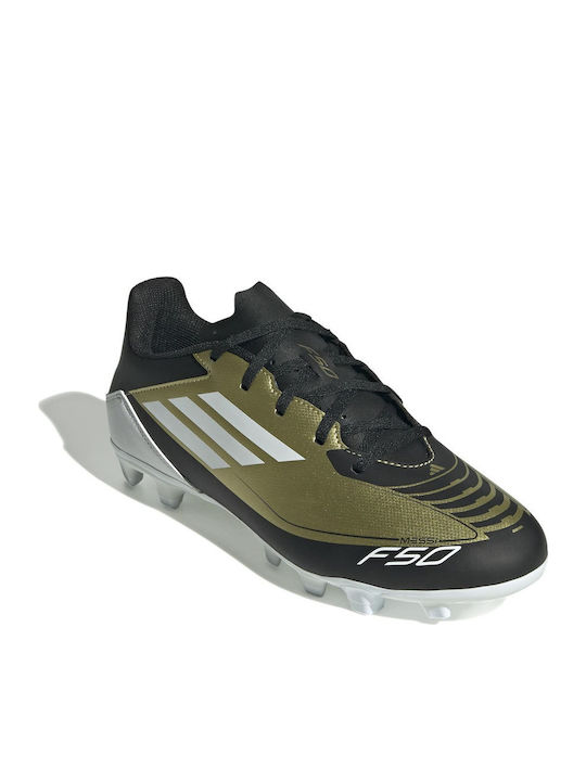 adidas F50 Club Messi Football Shoes with Cleats Gold