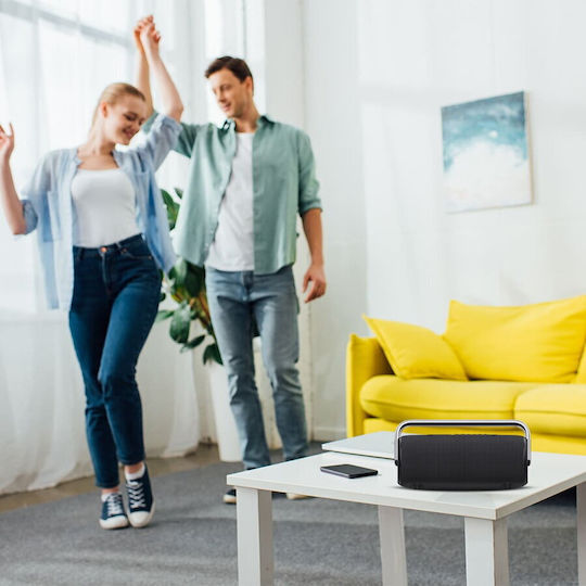 Manta NYX Ηχείο Bluetooth 80W με Ραδιόφωνο Μαύρο
