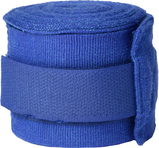 8 Weapons Semi-Elastic Martial Arts Hand Wraps 5m Blue