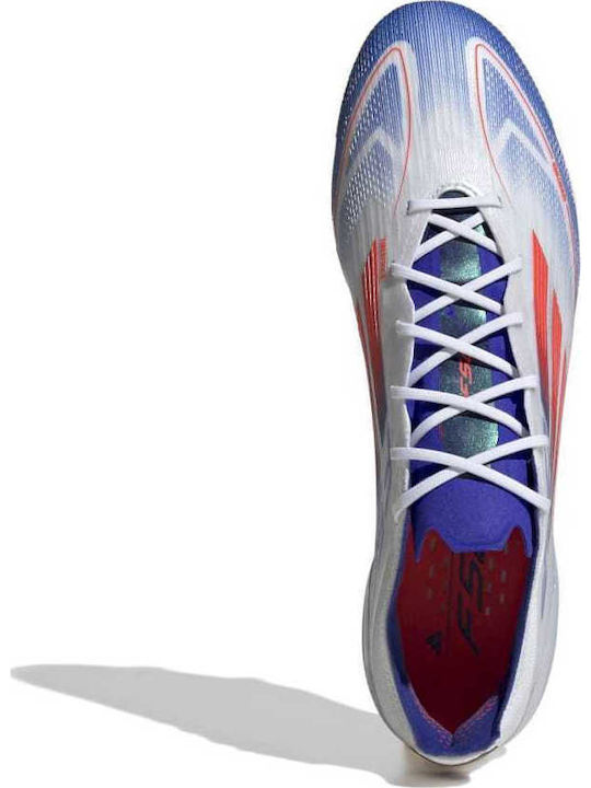 adidas F50 Elite Football Shoes with Cleats Cloud White / Solar Red / Lucid Blue