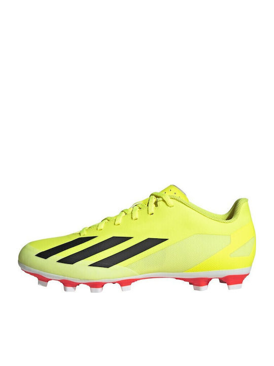adidas X Crazyfast Club Football Shoes with Cleats Yellow
