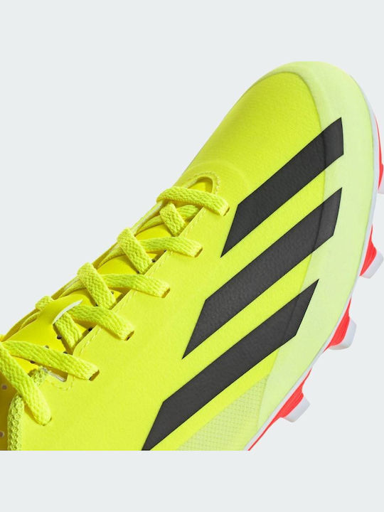 adidas X Crazyfast Club Football Shoes with Cleats Yellow