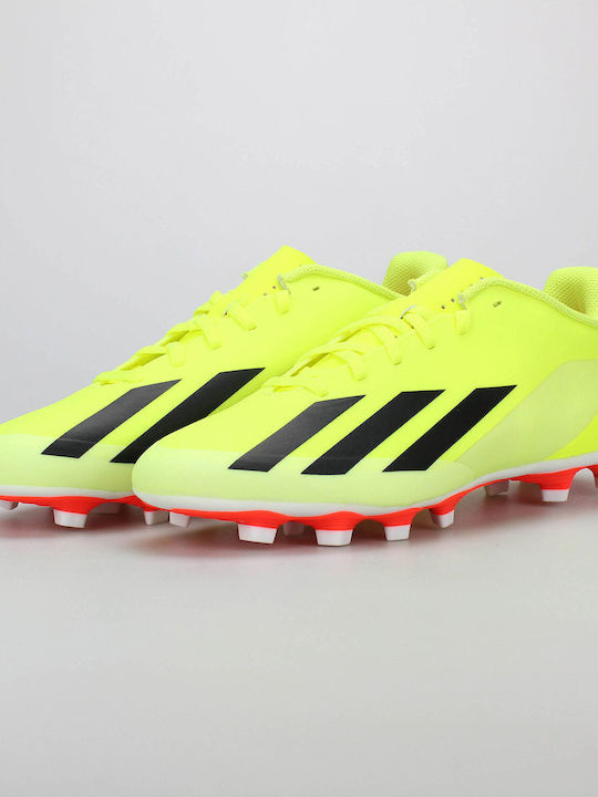 adidas X Crazyfast Club Football Shoes with Cleats Yellow