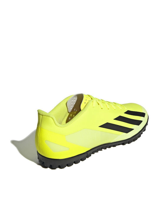 adidas X Crazyfast Club Football Shoes with Molded Cleats Yellow