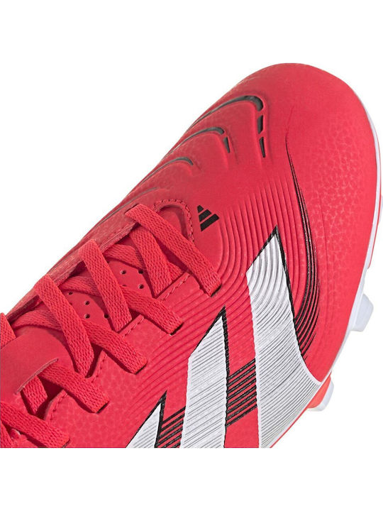 adidas Predator Club Football Shoes with Cleats Red