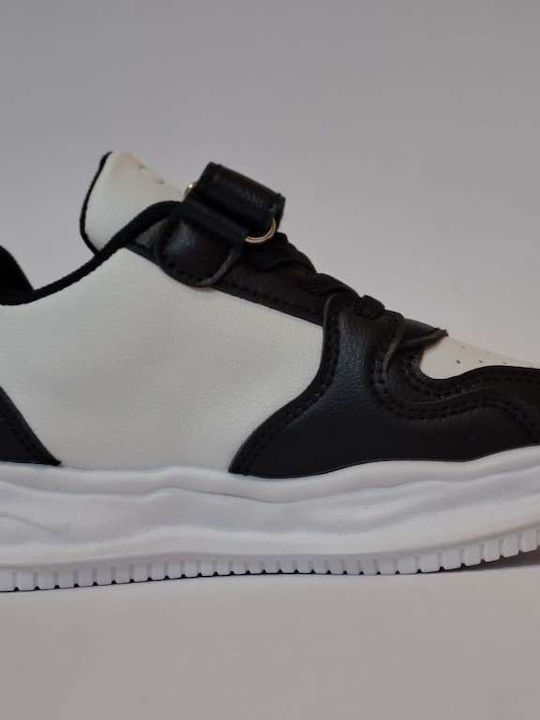 Kids Sneakers with Hoop & Loop Closure Black