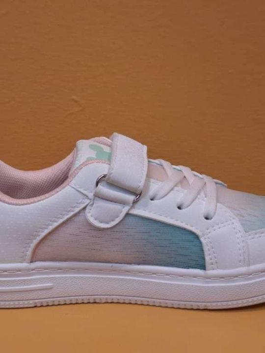 Kids Sneakers with Hoop & Loop Closure Lilac