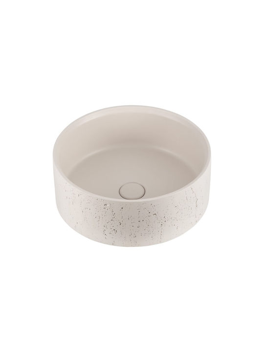 Naron Nr-b001 Countertop Sink Stone 39.5x12cm Beige