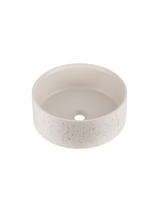 Naron Nr-b001 Countertop Sink Stone 39.5x12cm Beige