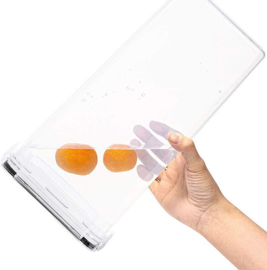 Set 4 Bucăți Vaze Cereale / Pentru Paste Cu Capac Plastic Transparent 2800ml 4 Bucăți