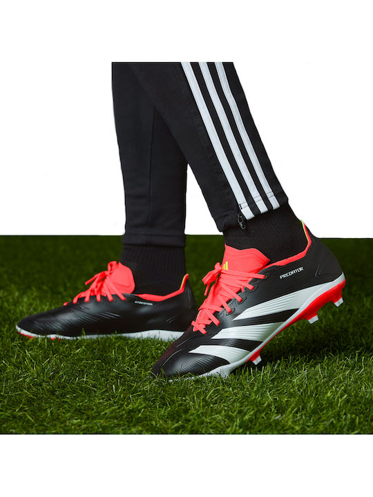 adidas Predator League Ποδοσφαιρικά Παπούτσια με Τάπες FG Core Black / Cloud White / Solar Red