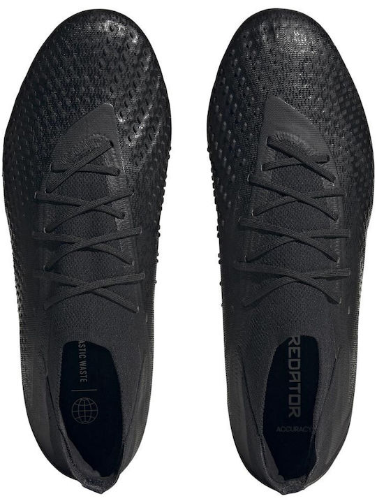 adidas Predator Accuracy.1 Ποδοσφαιρικά Παπούτσια με Τάπες FG Core Black / Cloud White