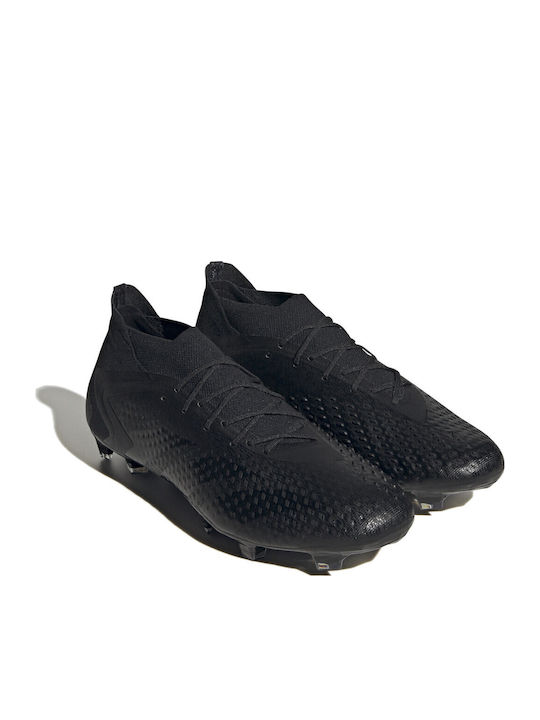 adidas Predator Accuracy.1 Ποδοσφαιρικά Παπούτσια με Τάπες FG Core Black / Cloud White