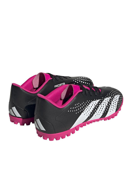 adidas Predator Accuracy.4 Football Shoes with Molded Cleats Core Black / Cloud White / Team Shock Pink 2