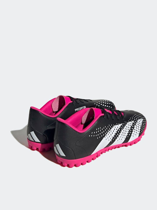 adidas Predator Accuracy.4 Football Shoes with Molded Cleats Core Black / Cloud White / Team Shock Pink 2