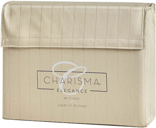 Σετ Παπλωματοθήκη Charisma Elegance 230x250 Beige