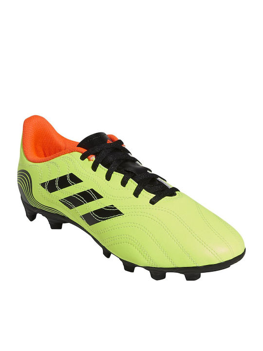 adidas Copa Sense.4 Football Shoes with Cleats Team Solar Yellow / Core Black / Solar Red