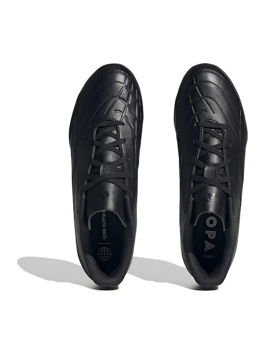adidas Copa Pure.4 Ποδοσφαιρικά Παπούτσια με Σχάρα TF Μαύρα