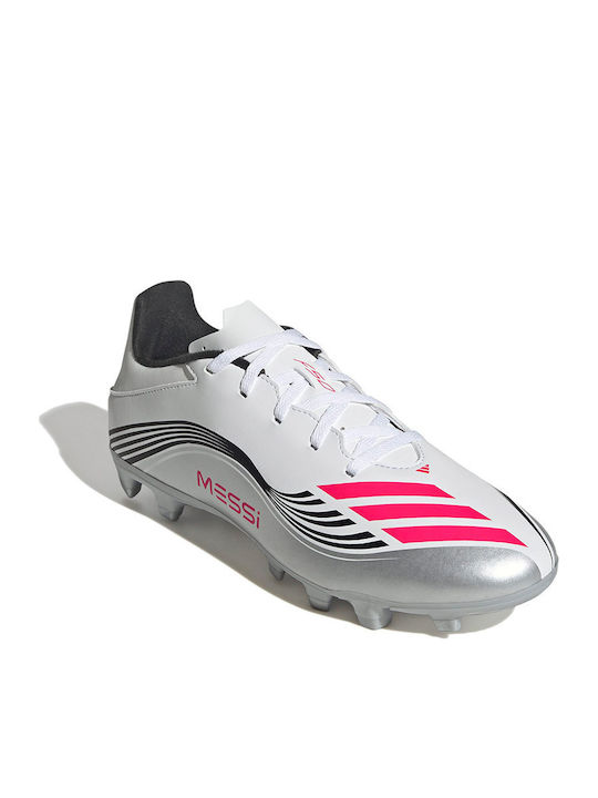 adidas F50 Club Messi Football Shoes with Cleats White