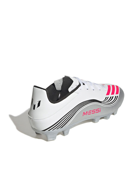 adidas F50 Club Messi Football Shoes with Cleats White