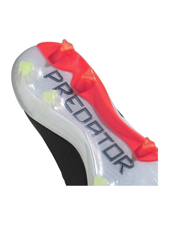 adidas Predator Elite Football Shoes with Cleats Core Black / Cloud White / Solar Red