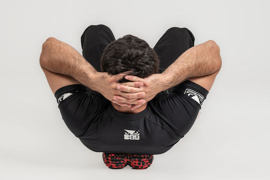 Rage Μπάλα Μασάζ Διπλή Μαύρη 19cm