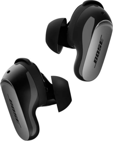 Bose QuietComfort Ultra (2nd Gen) In-Ear Bluetooth-Freisprecheinrichtung Kopfhörer mit Schweißresistenz und Ladeetui Schwarz