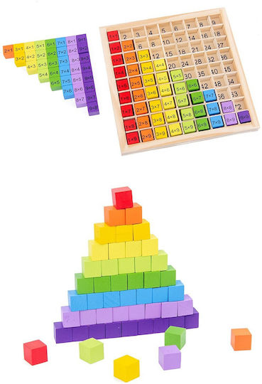 Montessori Educational Game Letters & Numbers made of Wood