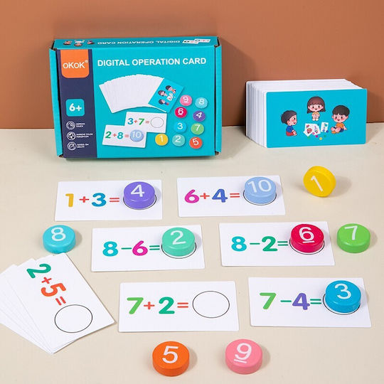 Educational Game Letters & Numbers made of Wood for 3+ years Years Old