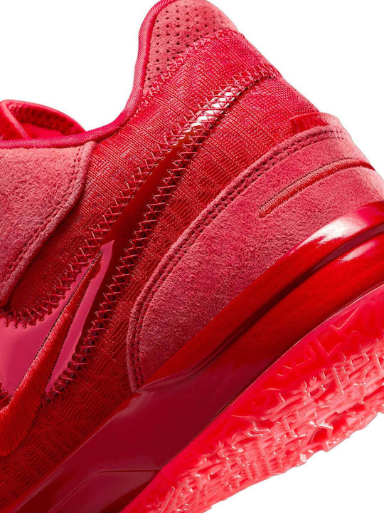 LeBron NXXT Gen AMPD Low Basketball Shoes University Red / Bright Crimson
