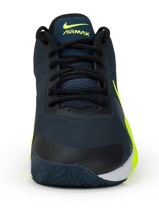 Air Max Impact 4 Χαμηλά Μπασκετικά Παπούτσια Black / Armory Navy / Pure Platinum / Volt