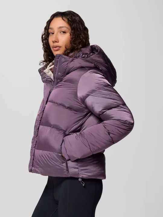 Γυναικείο Puffer Μπουφάν Αδιάβροχο για Χειμώνα Fig