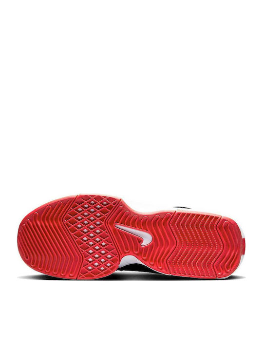 LeBron Witness 8 X Faze Clan High Basketball Shoes Black / White / University Red / Lime Blast