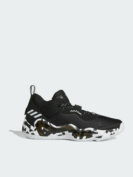 D.O.N. Issue #3 Χαμηλά Μπασκετικά Παπούτσια Core Black / Cloud White