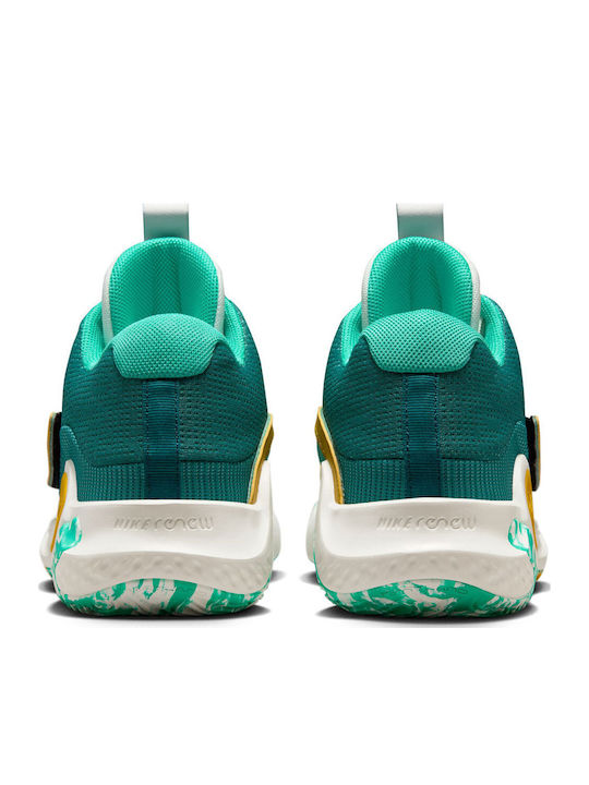 KD Trey 5 X High Basketball Shoes Clear Jade